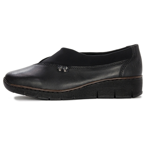 Rieker 53763-00 Schwarz Black Low Shoes