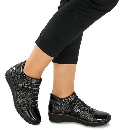 Rieker 53778-00 Black Boots