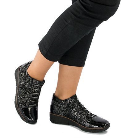Rieker 53778-00 Black Boots