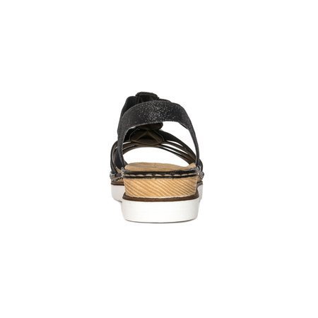 Rieker 679L4-00 Black Schwarz Sandals