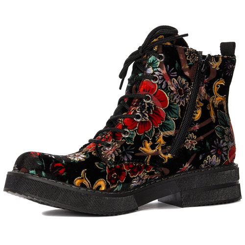 Rieker Ankle boots for women insulated black multicolour