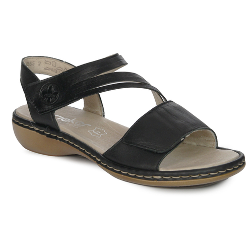 Rieker Black Sandals