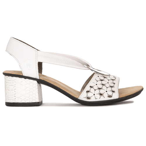 Rieker Hattweiss/Bianco White Sandals 64677-80
