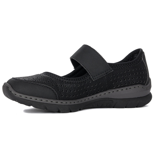 Rieker L32B5-00 Schwarz Black Low Shoes