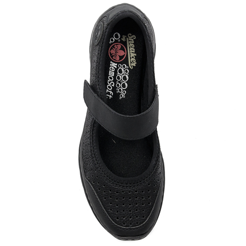 Rieker L32B5-00 Schwarz Black Low Shoes