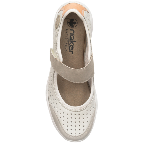 Rieker L32B5-81 White Low Shoes