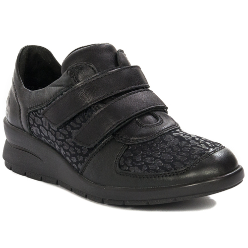 Rieker L4868-00 Schwarz Black Low Shoes