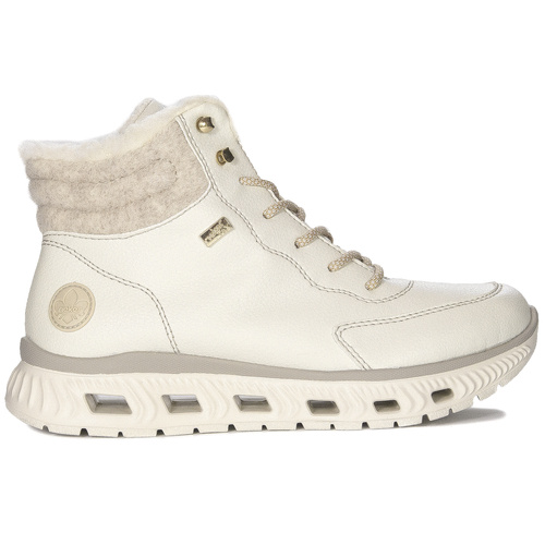 Rieker M6010-80 Warned White Boots