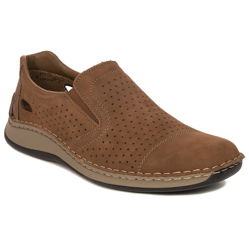 Rieker Men's Brown Slip-on Low Shoes