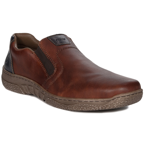 Rieker Men's Brown Slip-on Low Shoes