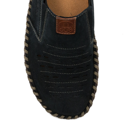 Rieker Men's blue slip-on low shoes