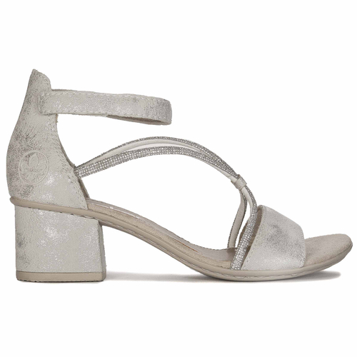 Rieker Silver Platinum Sandals