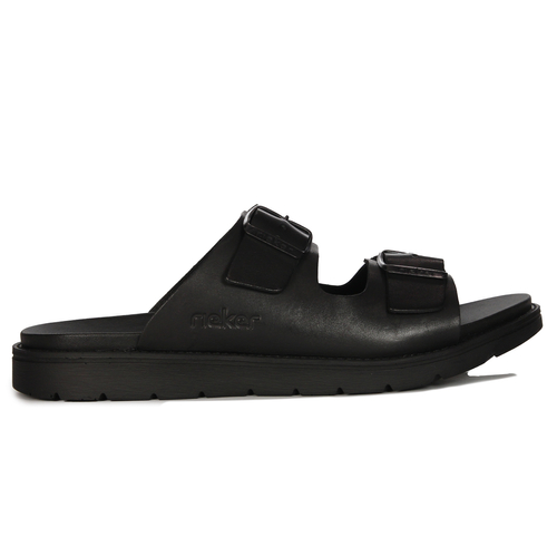 Rieker Slides Man Black