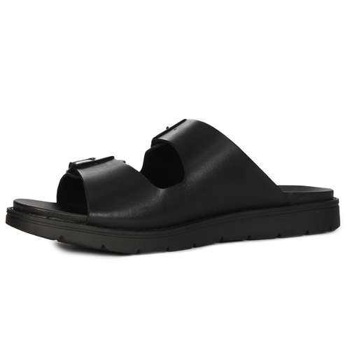 Rieker Slides Man Black