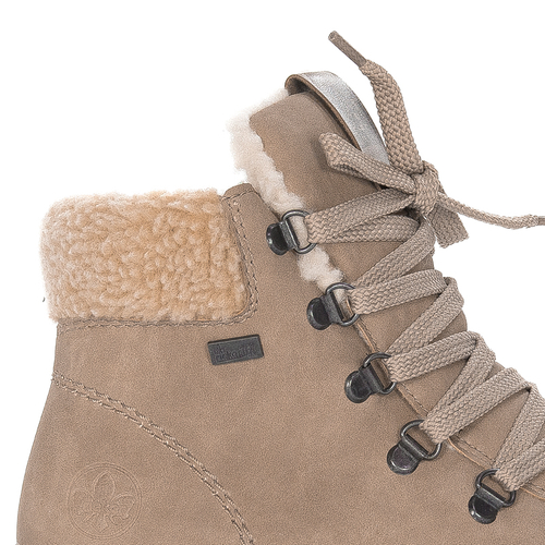 Rieker Warned Brown Lace-Up Boots