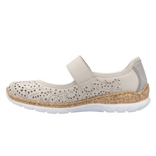 Rieker Women's Beige Ballerina