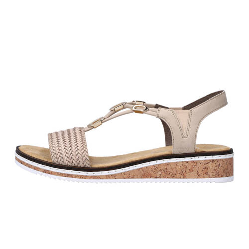 Rieker Women's Beige Sandals 