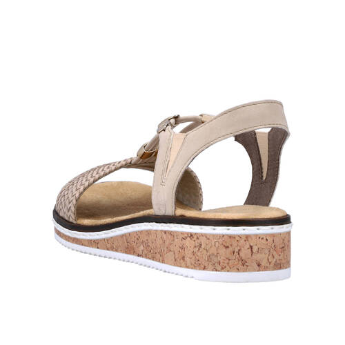 Rieker Women's Beige Sandals 