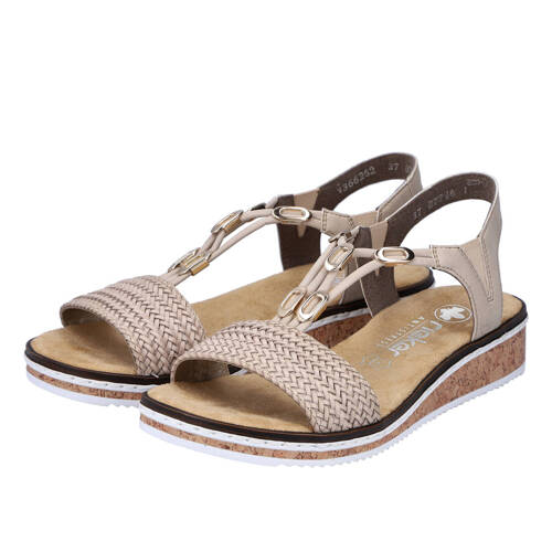 Rieker Women's Beige Sandals 