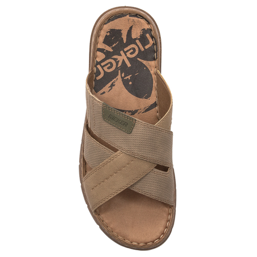 Rieker Women's Beige Slides