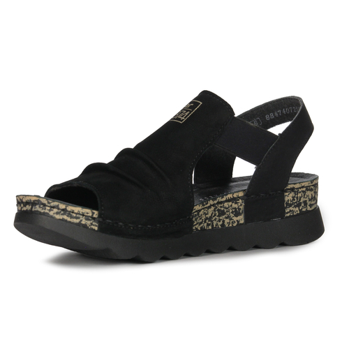 Rieker Women's Black Sandals