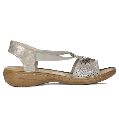 Rieker Women's Sandals Metallic