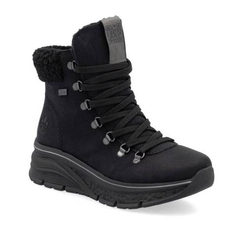 Rieker Women's Warned Black Boots