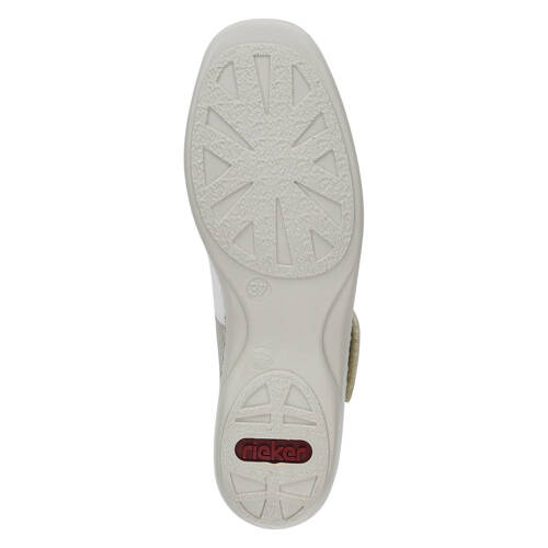 Rieker Women's White Half Shoes