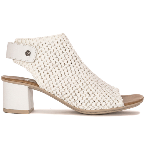 Rieker Women's White Sandals