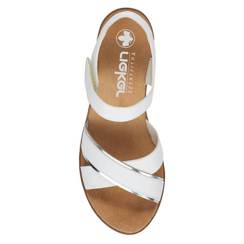 Rieker Women's White Sandals