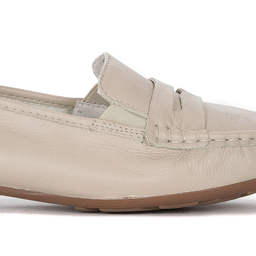 Rieker Women's moccasins leather Beige