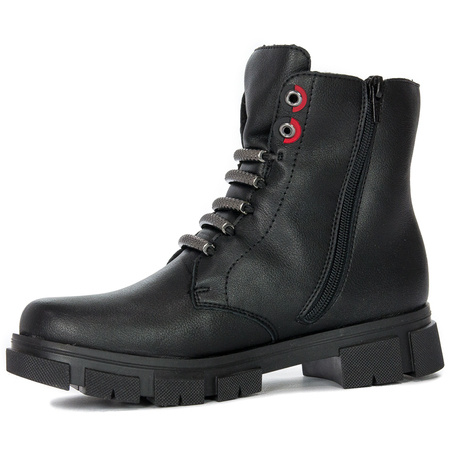 Rieker Y7172-00 Black Boots