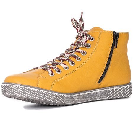 Rieker Z1210-68 Yellow Boots