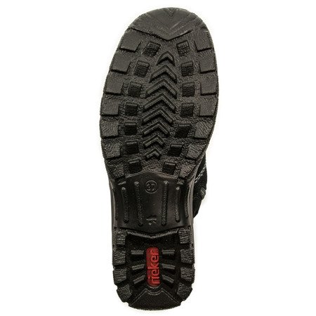Rieker Z7171-01 Black Knee-High Boots