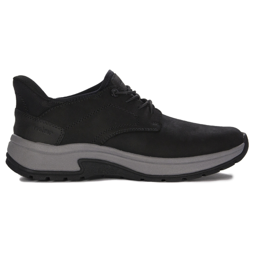 Rieker men's leather low shoes black