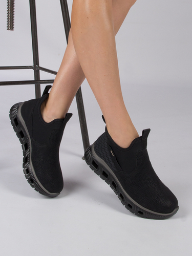 Rieker platform black Boots