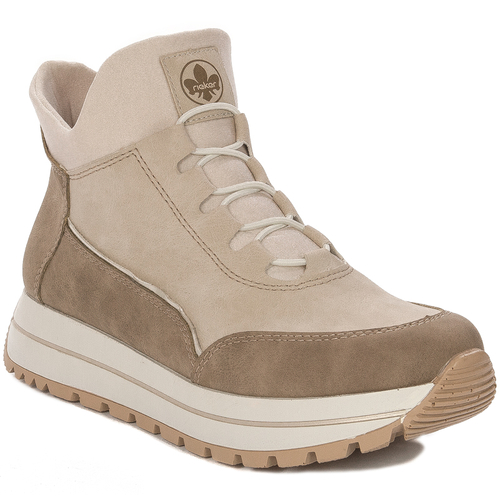 Rieker platform warned Beige Boots