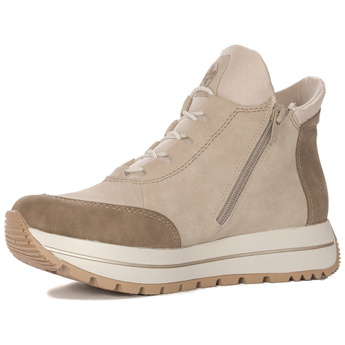 Rieker platform warned Beige Boots