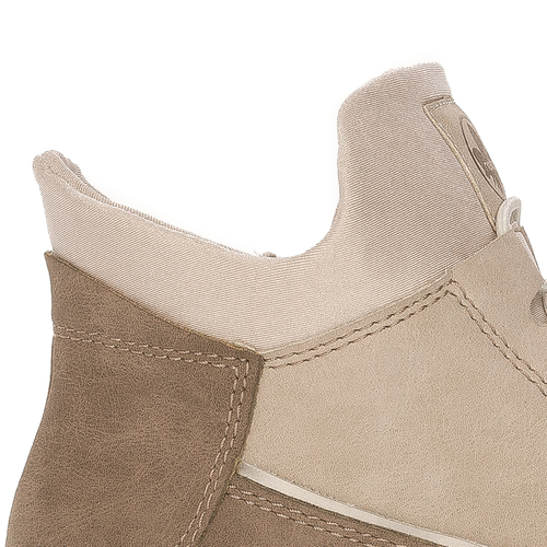 Rieker platform warned Beige Boots