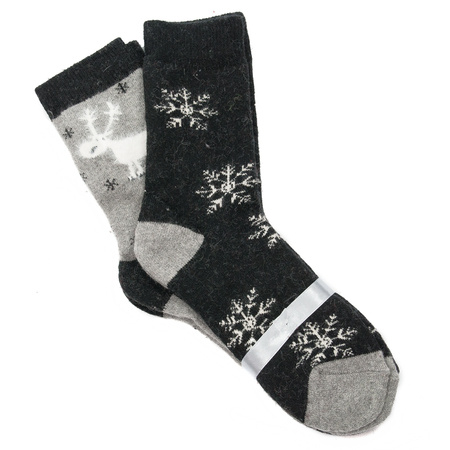 SOXX 37883 Christmas socks Black and Gray 2-Pack