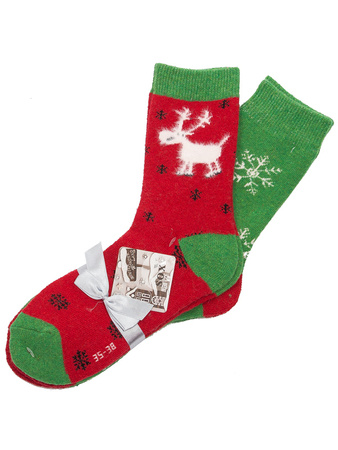 SOXX 37883 Christmas socks Red-Green 2-Pack