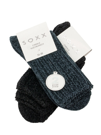 SOXX CHENILLE 37716 Socks Green / Black 2-Pack