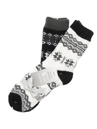 SOXX THERMAL 38916 Extra Warm Socks White-Black 2-Pack