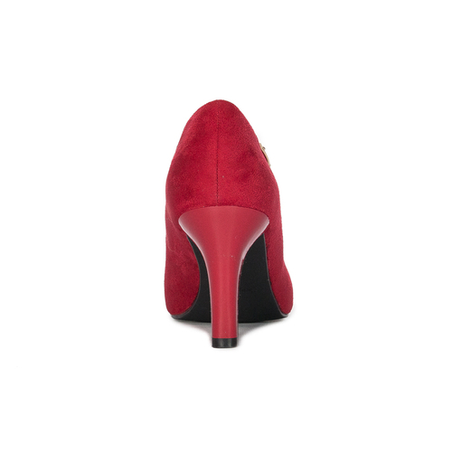 Sergio Leone 1459 Red Velor Pumps