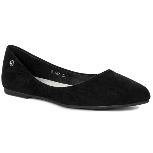 Sergio Leone BL622 Black MIC Ballerina shoes