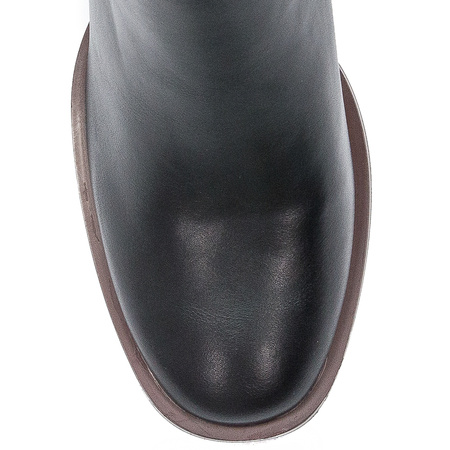 Sergio Leone BT545 Black PU Boots