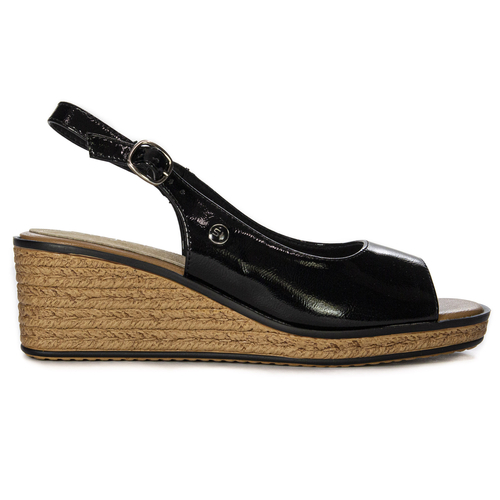 Sergio Leone Black Sandals