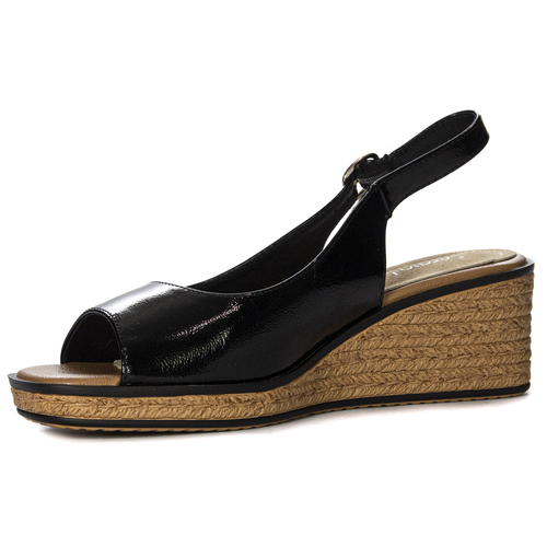 Sergio Leone Black Sandals