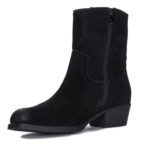 Sergio Leone Black Women's Warmed Boots