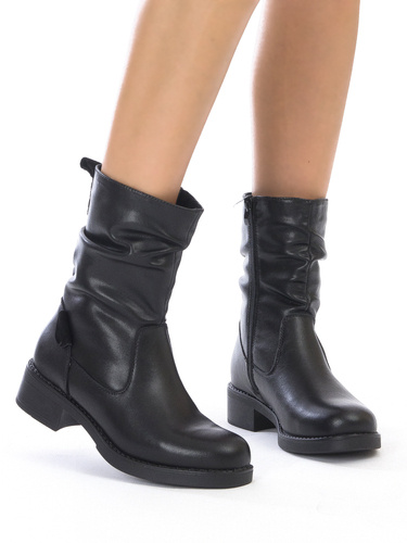 Sergio Leone Black Women's Warmed Boots